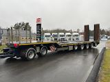HRD 7 akslet - 84 ton blokvogn med ramper Maskinanhænger - 2
