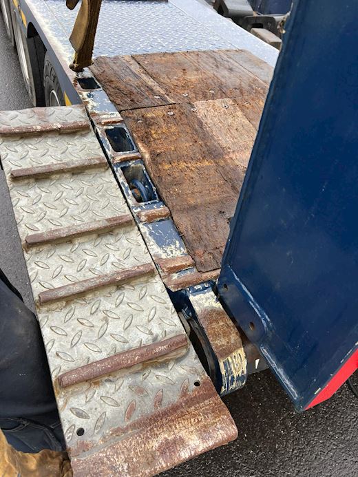 HRD 7 akslet - 84 ton blokvogn med ramper Maskinanhænger - 12