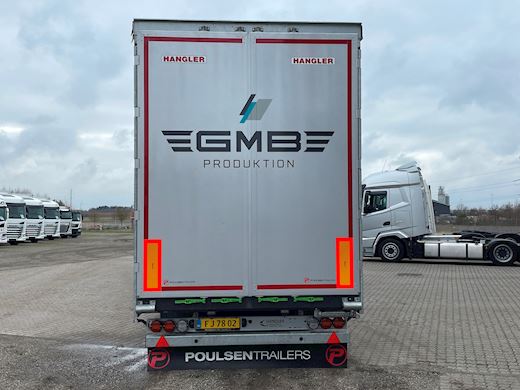 Hangler 3-aks mega gardintrailer hævetag Gardin - 3