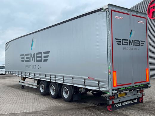 Hangler 3-aks mega gardintrailer hævetag Gardin - 2