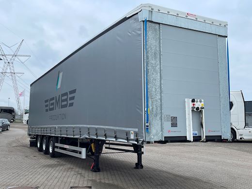 Hangler 3-aks mega gardintrailer hævetag Gardin - 5