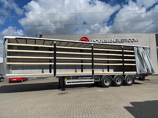 Hangler 3-aks gardintrailer Zepro lift + hævetag Gardin - 7
