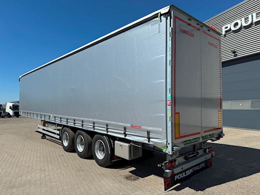 Hangler 3-aks gardintrailer hævetag + kæpstokke Gardin - 2