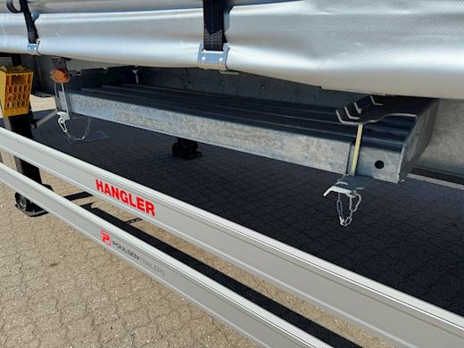 Hangler 3-aks gardintrailer hævetag + kæpstokke Gardin - 10