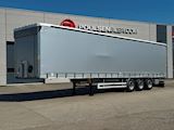 Hangler 3-aks gardintrailer hårdttræ + hævetag Gardin - 1