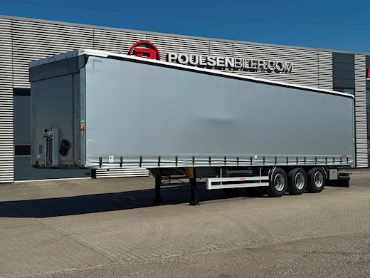 Hangler 3-aks gardintrailer hårdttræ + hævetag Gardin - 1