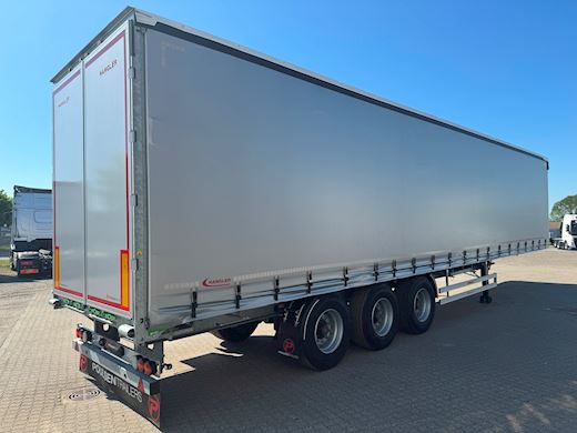 Hangler 3-aks gardintrailer hårdttræ + hævetag Gardin - 4