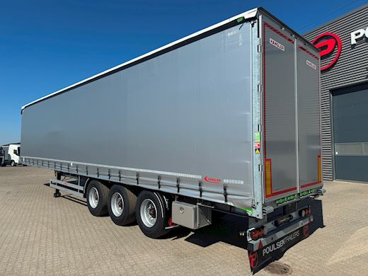 Hangler 3-aks gardintrailer hårdttræ + hævetag Gardin - 2
