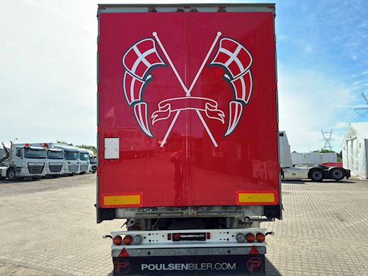 Hangler 3-aks gardintrailer hævetag+skydetag Gardin - 3
