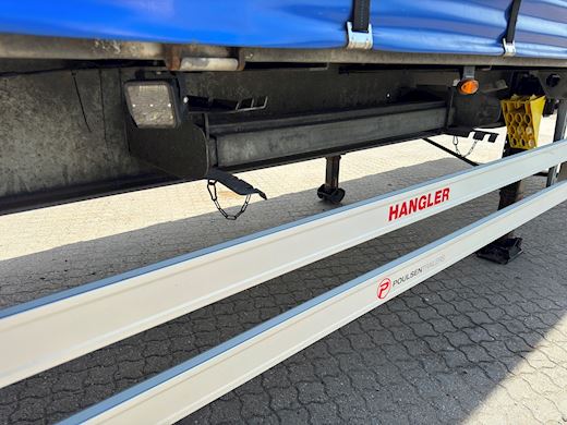 Hangler 3-aks gardintrailer hævetag+skydetag Gardin - 11