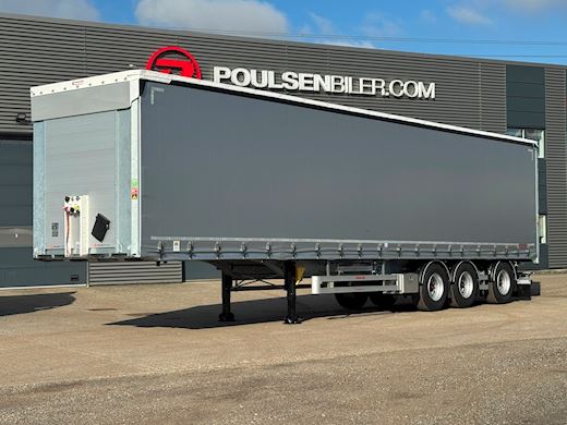 Hangler 3-aks 45-tons gardintrailer Nordic Gardin - 1