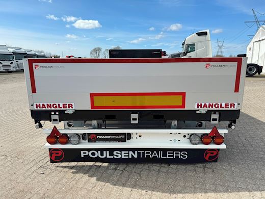 Hangler 3-aks kærre alu-sider + alu-ramper Åben - 3
