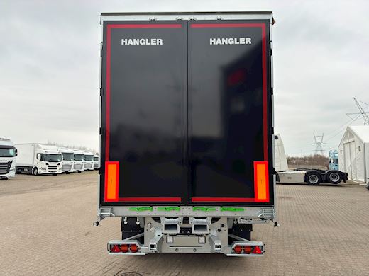 Hangler 3-aks 45-tons gardintrailer truckbeslag Gardin - 3