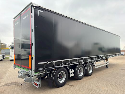 Hangler 3-aks 45-tons gardintrailer truckbeslag Gardin - 4