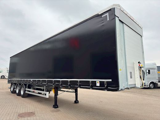 Hangler 3-aks 45-tons gardintrailer truckbeslag Gardin - 5