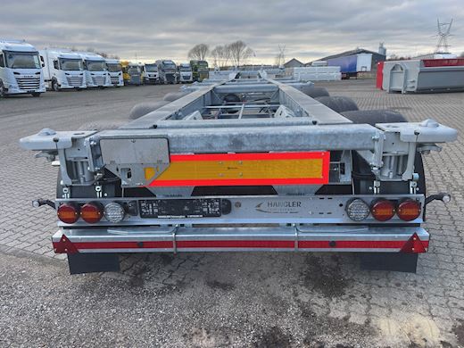 Hangler 3-aks 1x45/1x40/1x30/1x20/2x20 ADR Containerchassis - 3