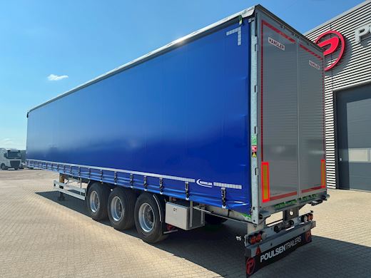 Hangler 3-aks gardintrailer hævetag + kæpstokke Gardin - 2