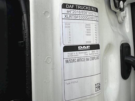 DAF XF530 FTS 6x2 Trækker - 26