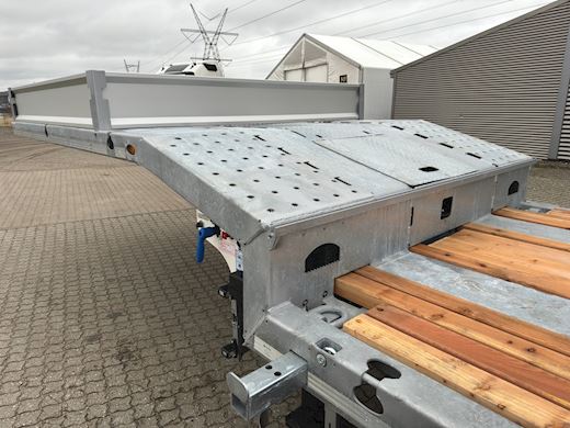 Hangler 3-aks 2,80m ramper Maskintrailer - 11