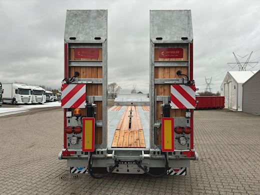 Hangler 3-aks 2,80m ramper Maskintrailer - 3