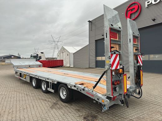 Hangler 3-aks 2,80m ramper Maskintrailer - 2