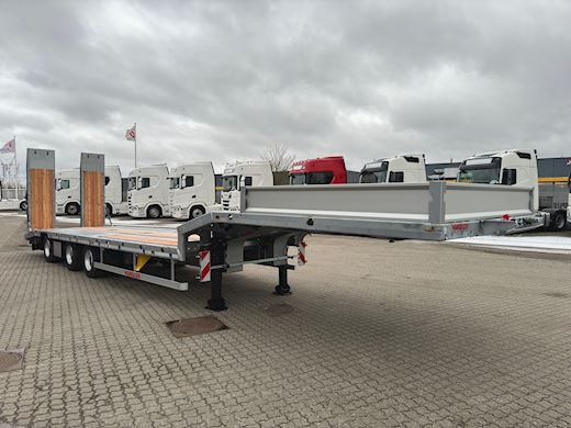 Hangler 3-aks 2,80m ramper Maskintrailer - 5