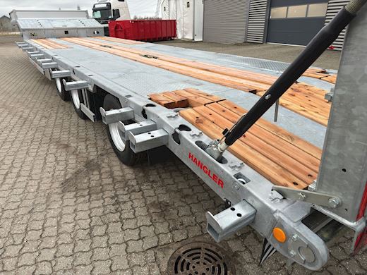 Hangler 3-aks 2,80m ramper Maskintrailer - 9
