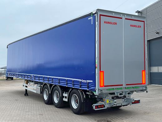 Hangler 3-aks 45-tons gardintrailer truckbeslag Gardin - 2