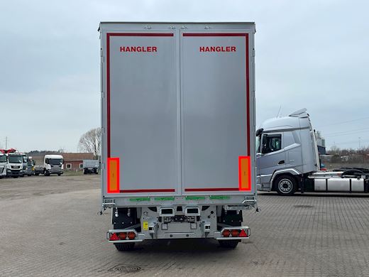 Hangler 3-aks 45-tons gardintrailer truckbeslag Gardin - 3