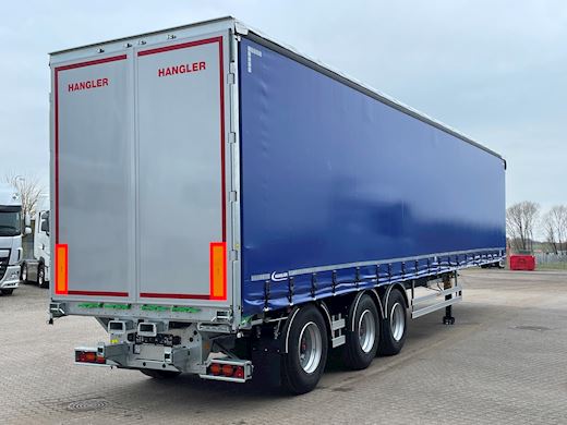 Hangler 3-aks 45-tons gardintrailer truckbeslag Gardin - 4