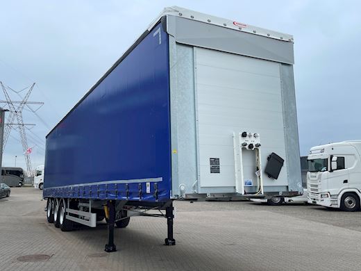 Hangler 3-aks 45-tons gardintrailer truckbeslag Gardin - 5