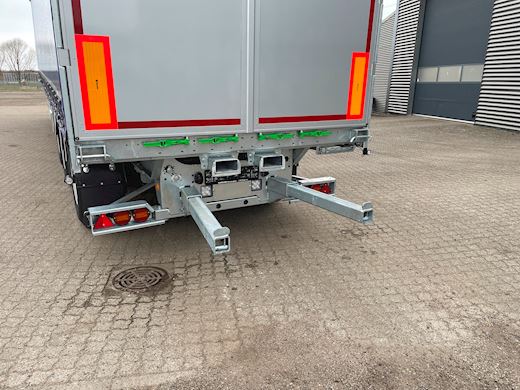 Hangler 3-aks 45-tons gardintrailer truckbeslag Gardin - 14
