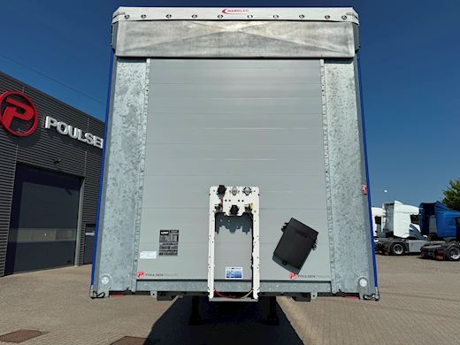 Hangler 3-aks gardintrailer skydetag + kæpstokke Curtains - 6
