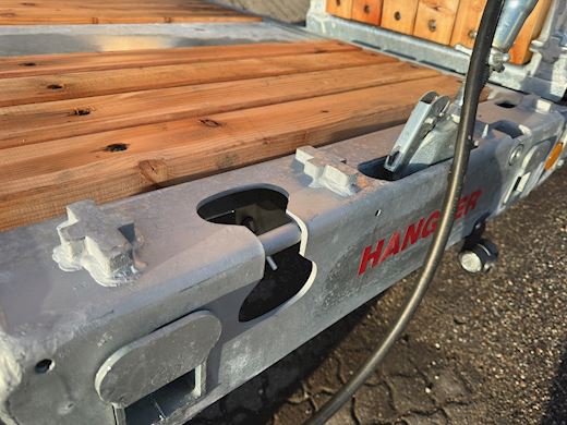 Hangler 3-aks 3,60m ramper Maskintrailer - 10