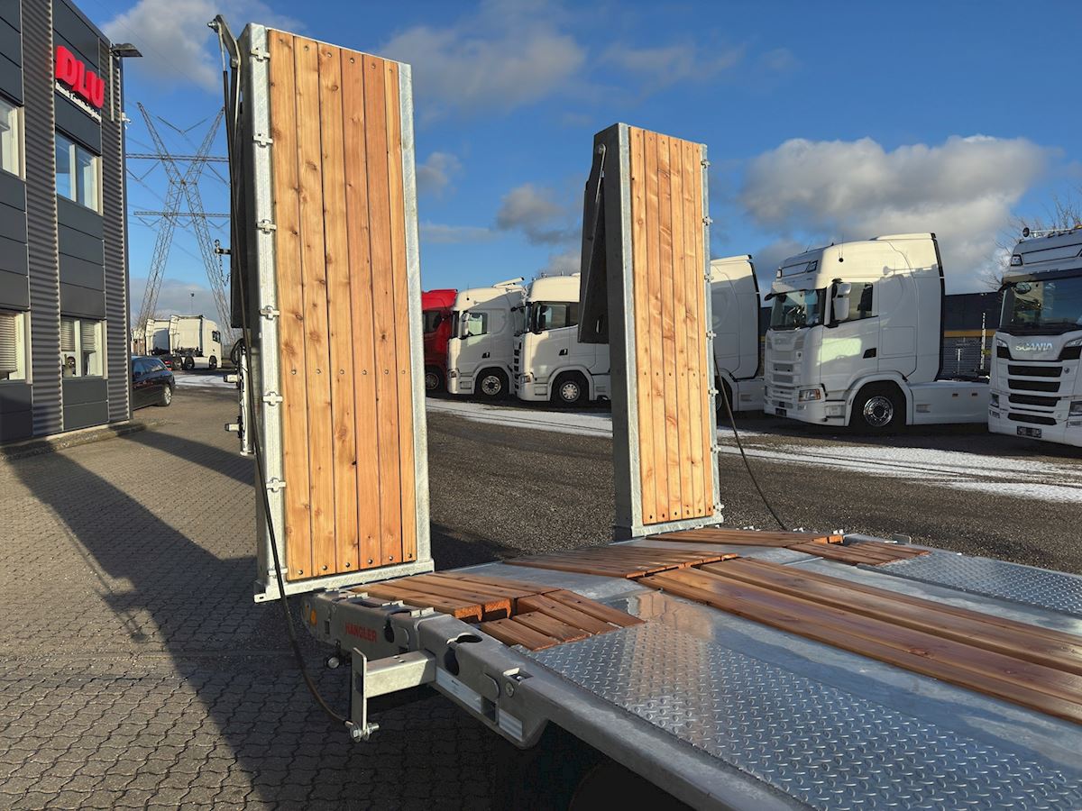 Hangler Hangler 3-aks 3,60m ramper Maskintrailer