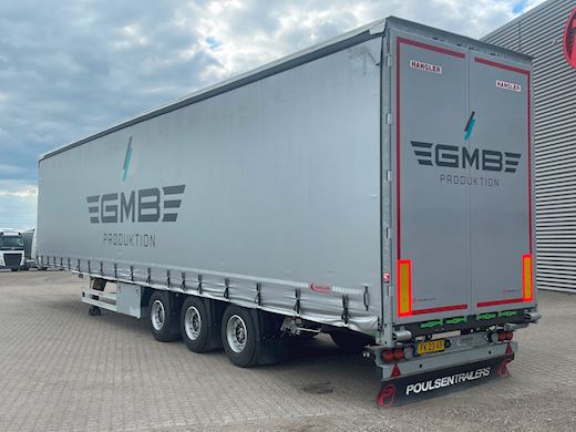 Hangler 3-aks mega gardintrailer hævetag + automatisk skydetag Curtains - 2