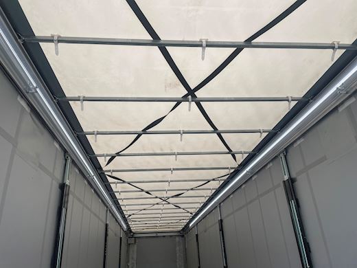 Hangler 3-aks mega gardintrailer hævetag + automatisk skydetag Curtains - 9