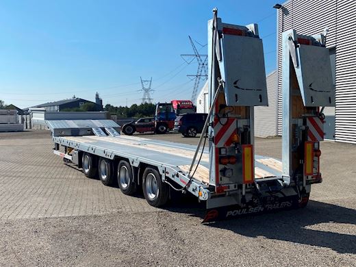 Hangler 4-aks 2-delt ramper Helgalvaniseret Maskintrailer - 2