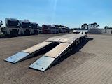 Hangler 4-aks 2-delt ramper Helgalvaniseret Maskintrailer - 8