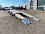 Hangler 4-aks 2-delt ramper Helgalvaniseret Maskintrailer - 7