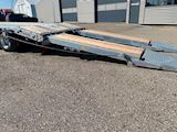 Hangler 4-aks 2-delt ramper Helgalvaniseret Maskintrailer - 11