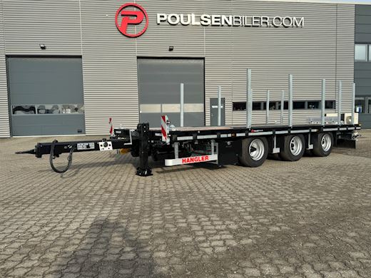 Hangler 3-aks 6,90m maskinkærre + løse ramper DEMO Machine trailer - 1