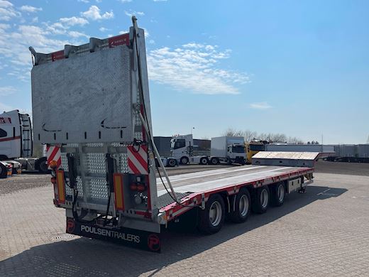 Hangler 4-aks 4,20m 2-delt heldækkende rampe Maskintrailer - 4