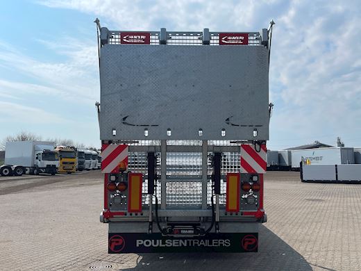 Hangler 4-aks 4,20m 2-delt heldækkende rampe Maskintrailer - 3