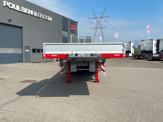 Hangler 4-aks 4,20m 2-delt heldækkende rampe Maskintrailer - 6