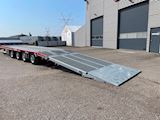 Hangler 4-aks 4,20m 2-delt heldækkende rampe Maskintrailer - 7