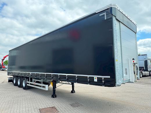 Hangler 3-aks gardintrailer hævetag + kæpstokke Curtains - 5