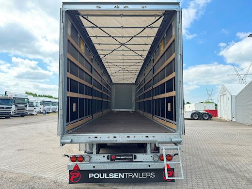 Hangler 3-aks gardintrailer hævetag + kæpstokke Curtains - 7