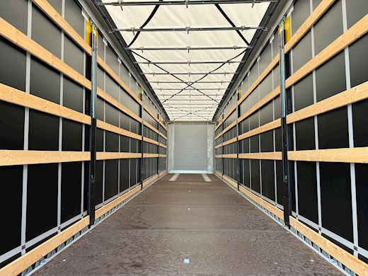 Hangler 3-aks gardintrailer hævetag + kæpstokke Curtains - 8