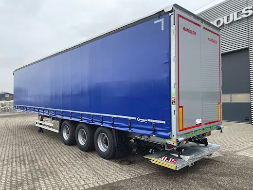 Hangler 3-aks gardintrailer folde-/slædelift + hævetag Curtain-Sider - 2